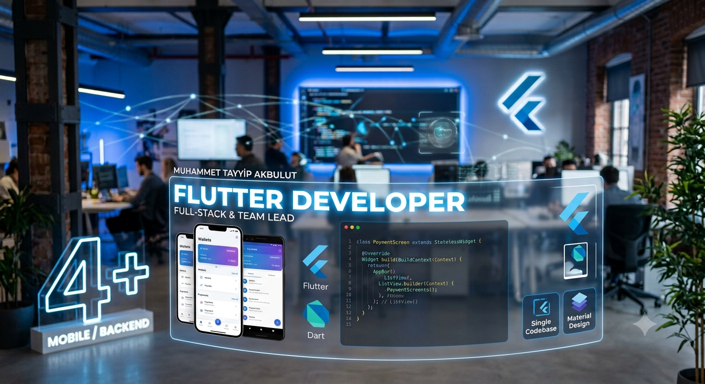 Flutter ile iOS ve Android Uygulama Geliştirme